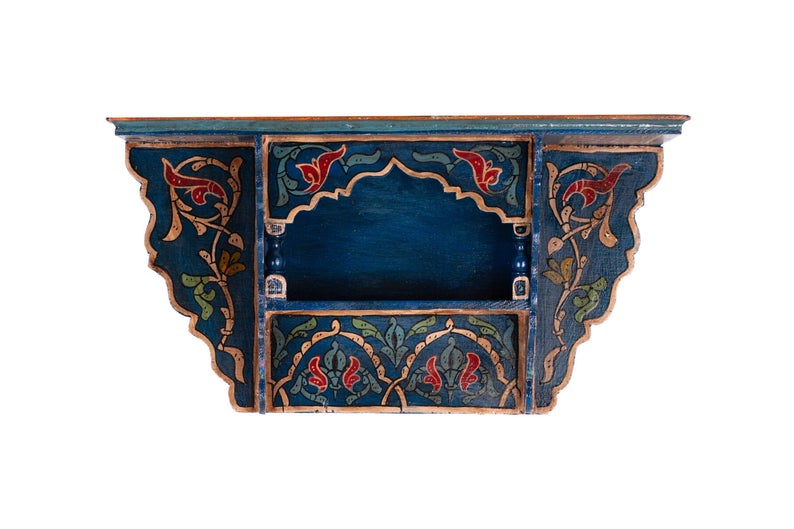 Blue Vintage Moroccan Shelf